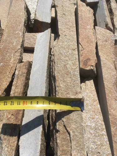 Горбушка златолит золотистый для облицовки купить в Татарске