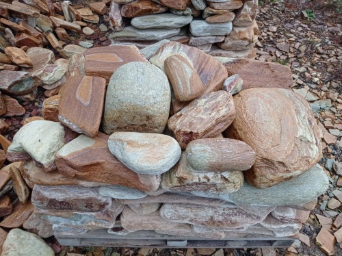 Златолит жёлтый, жёлто-зелёный глыбки и валуны для ланшафтного дизайна купить в Татарске