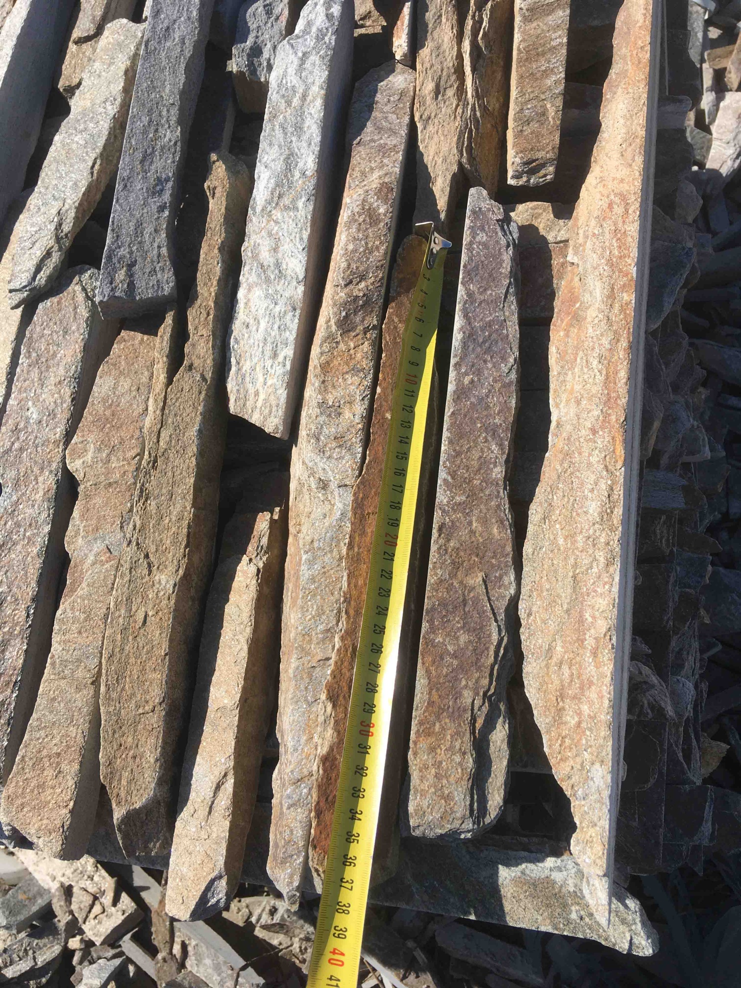 Горбушка златолит мультиколор для облицовки купить в Татарске