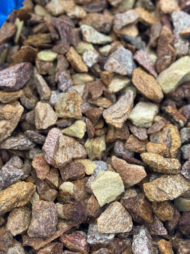 Златолит персиковый декоративная каменная крошка купить в Татарске