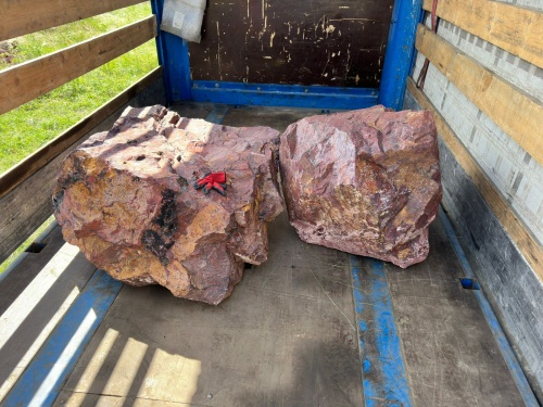 Ландшафтные глыбы красно-фиолетовые 200-1000 килограмм купить в Татарске