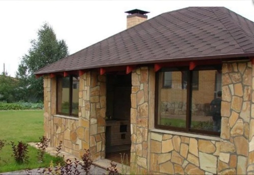 Плитняк златолит жёлтый золотистый для фасада 1,5-3см купить в Татарске