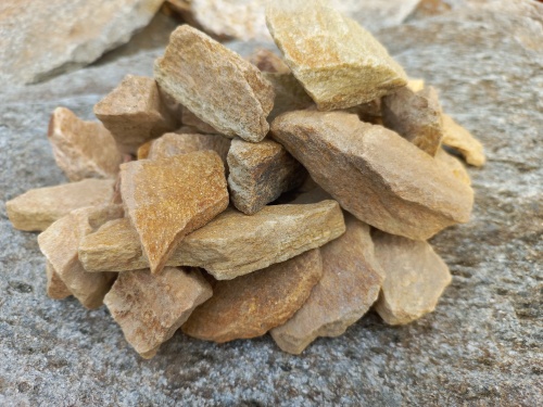 Златолит жёлтый декоративная каменная крошка купить в Татарске