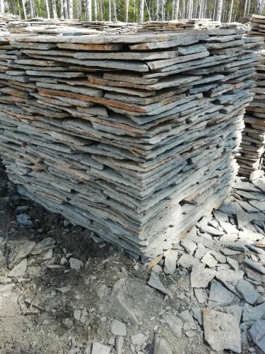 Плитняк златолит Уральский для цоколя, отмостки купить в Татарске