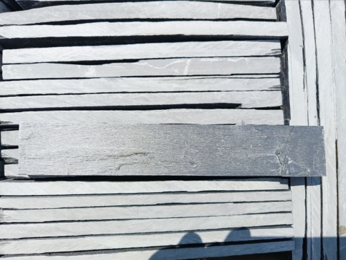 Плитка чёрная из натурального камня фасадная 30 см * 5 см, толщина 7 мм -30 мм купить в Татарске